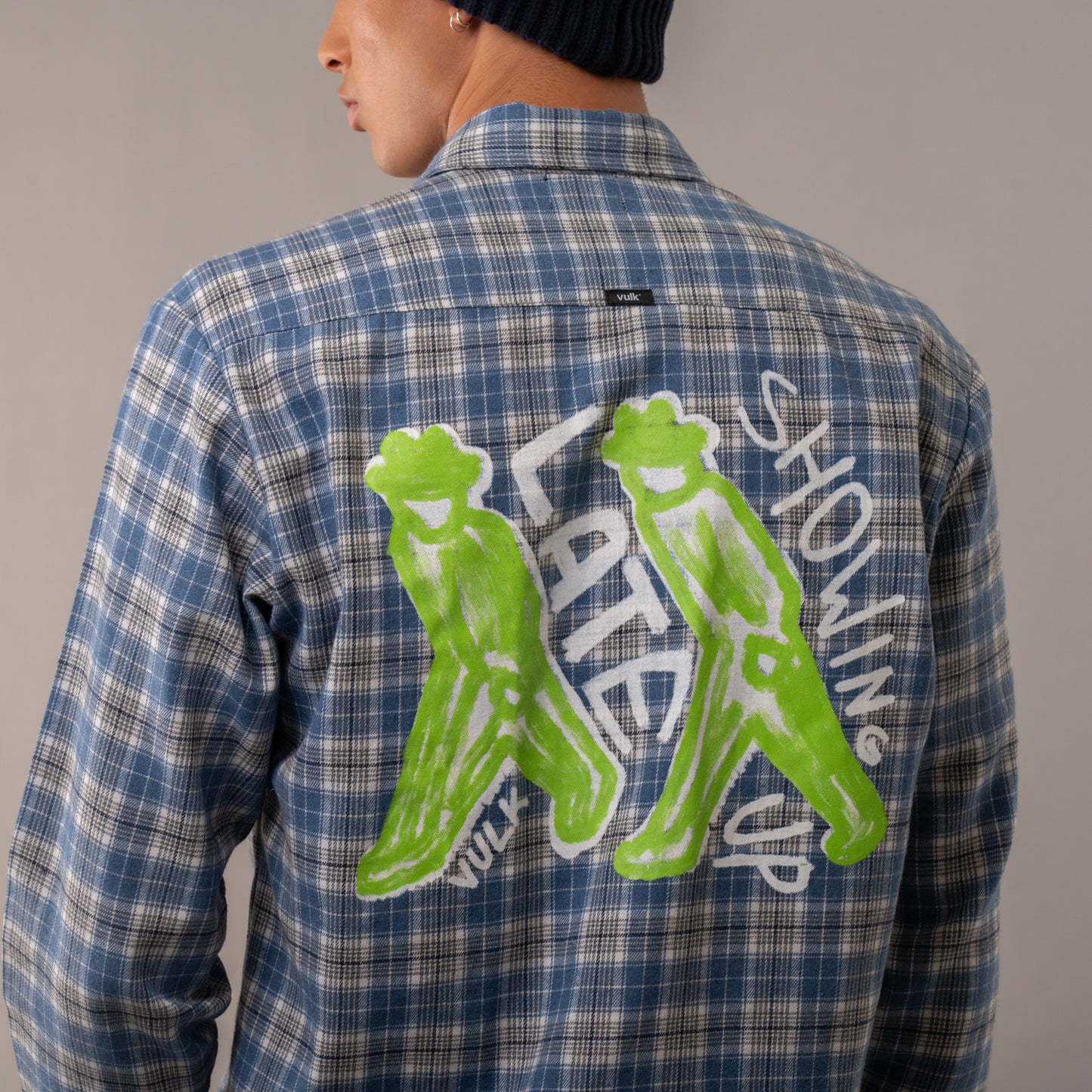 Camisa Ml Vulk Woods Blue