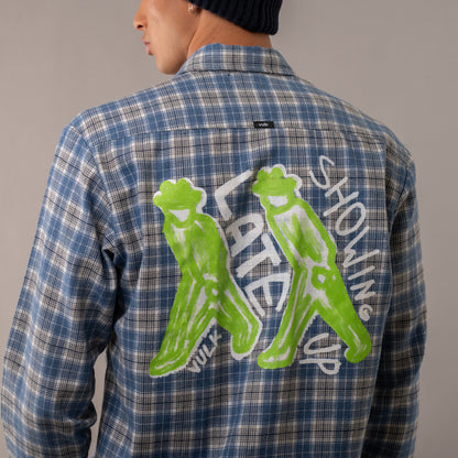 Camisa Ml Vulk Woods Blue