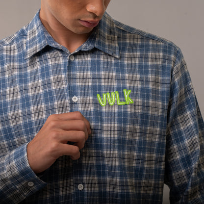 Camisa Ml Vulk Woods Blue