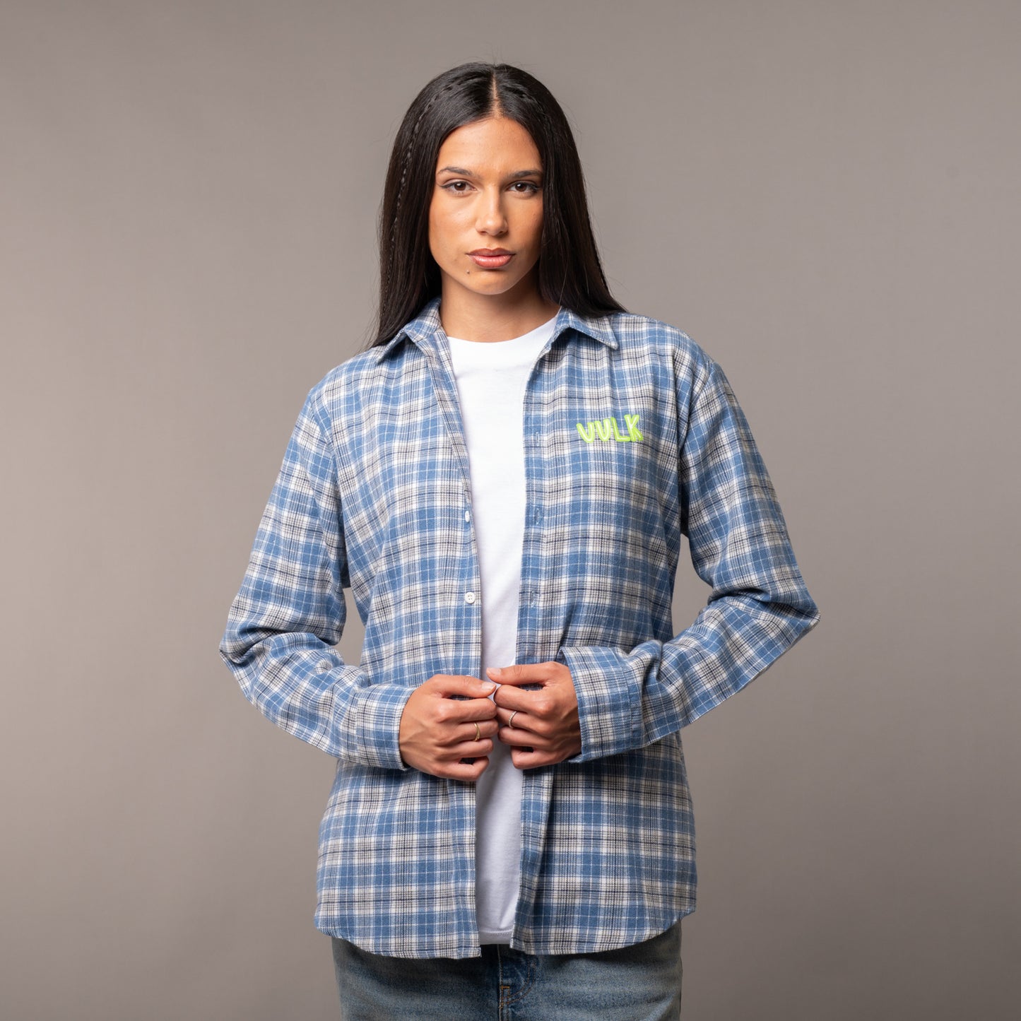 Camisa Ml Vulk Woods Blue