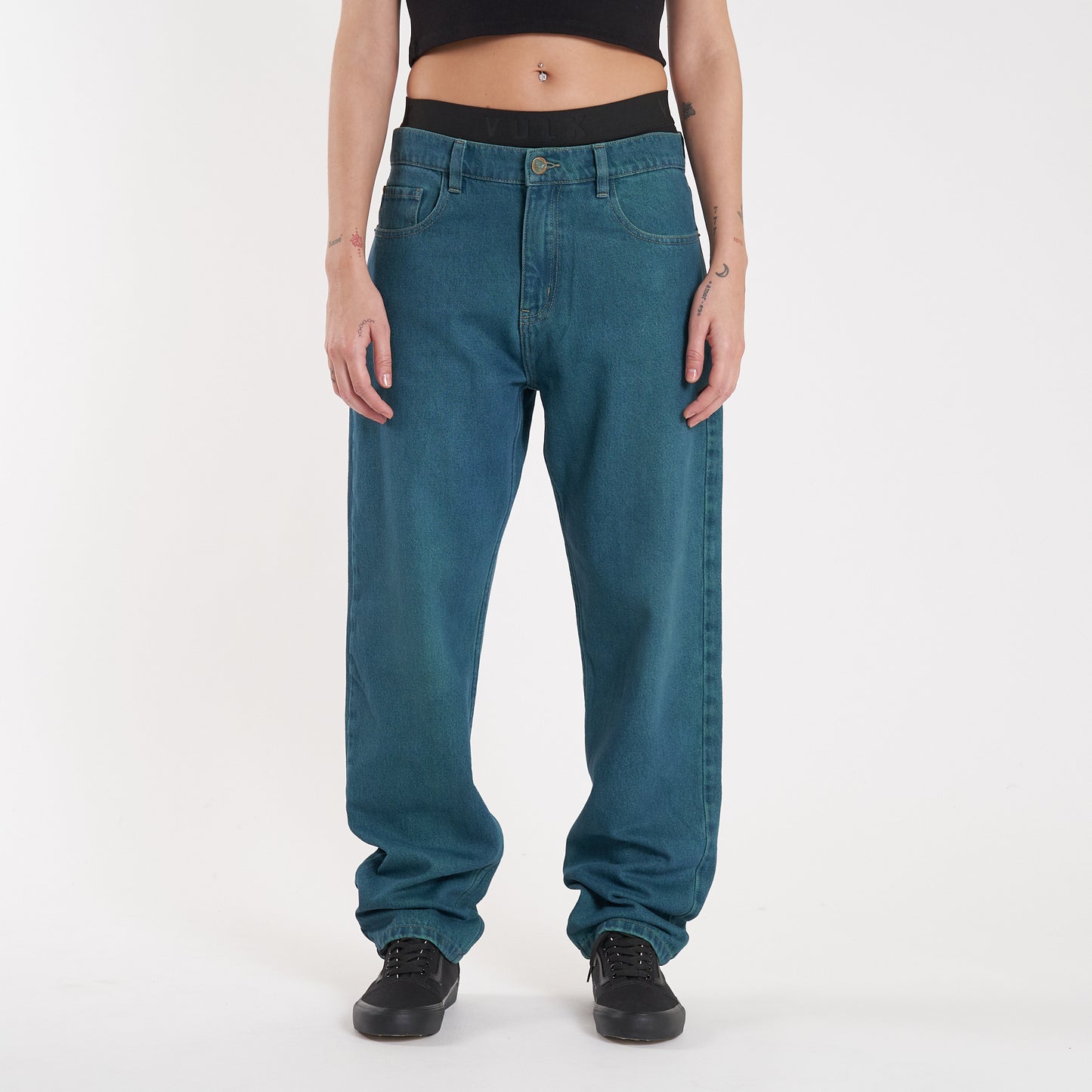 Jean Vulk Gustav Relax Jean Blue Green