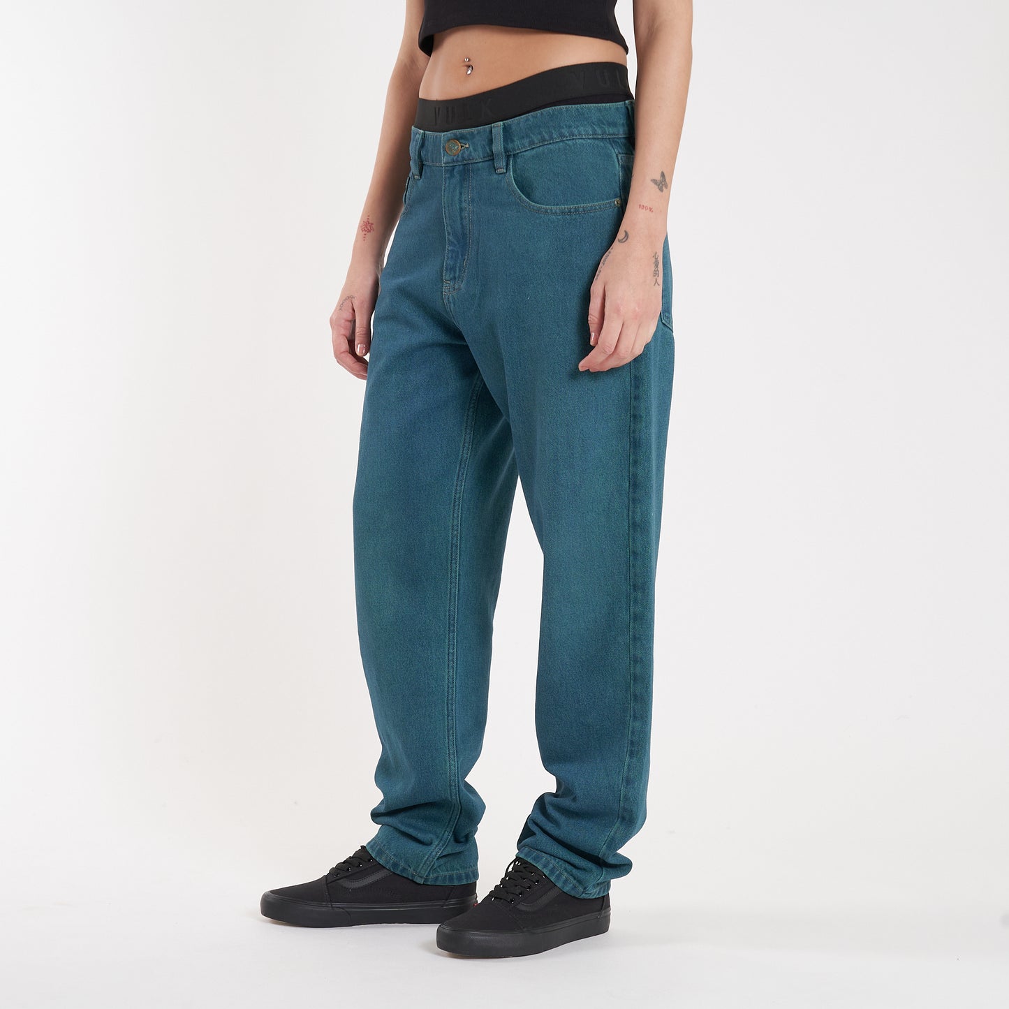 Jean Vulk Gustav Relax Jean Blue Green