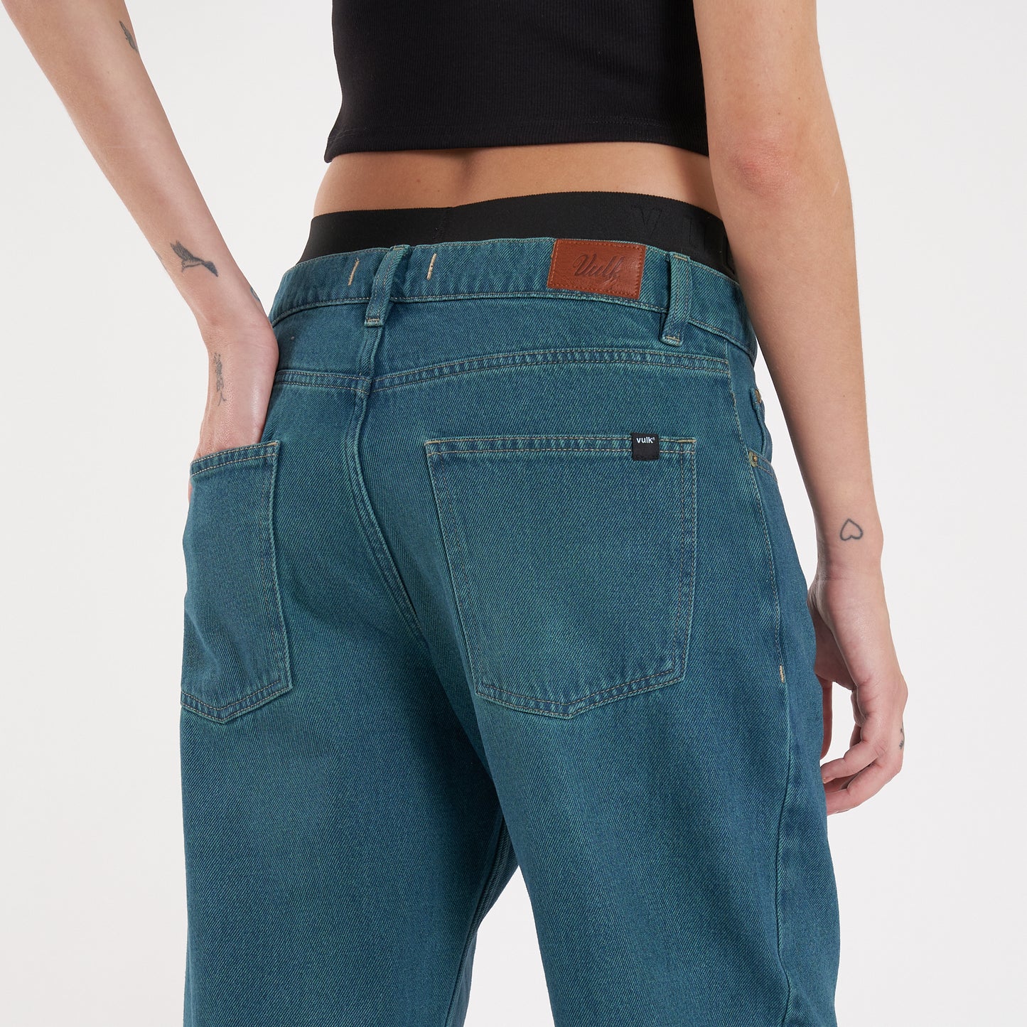 Jean Vulk Gustav Relax Jean Blue Green