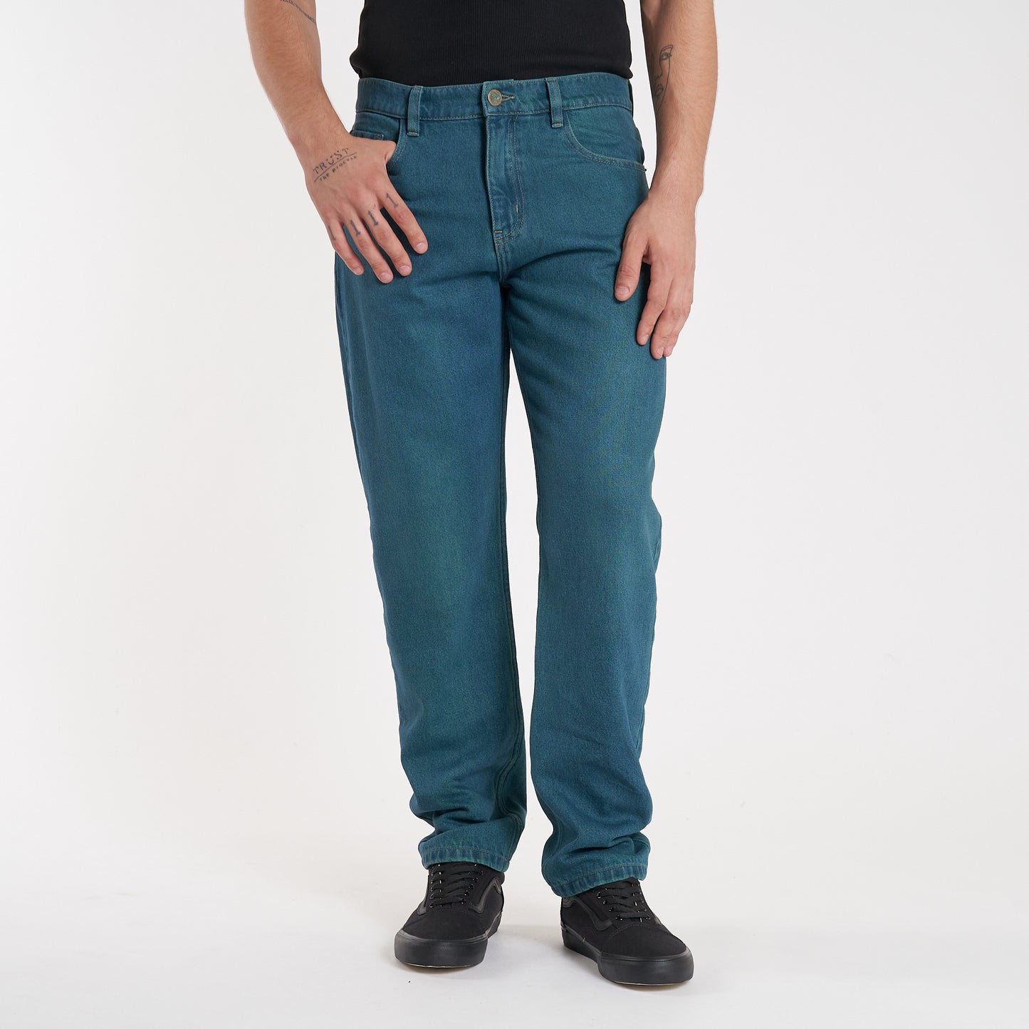 Jean Vulk Gustav Relax Jean Blue Green