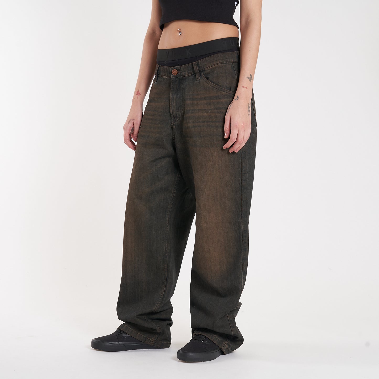 Jean Vulk Peter Extra Relax Jean Dark Brown
