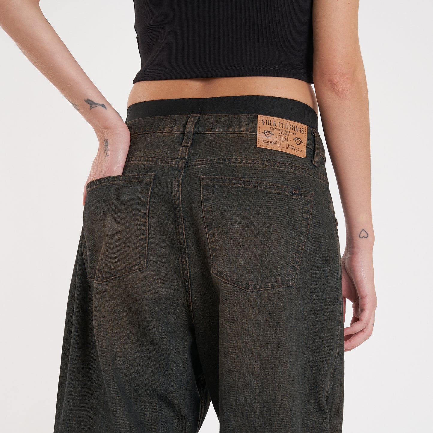Jean Vulk Peter Extra Relax Jean Dark Brown