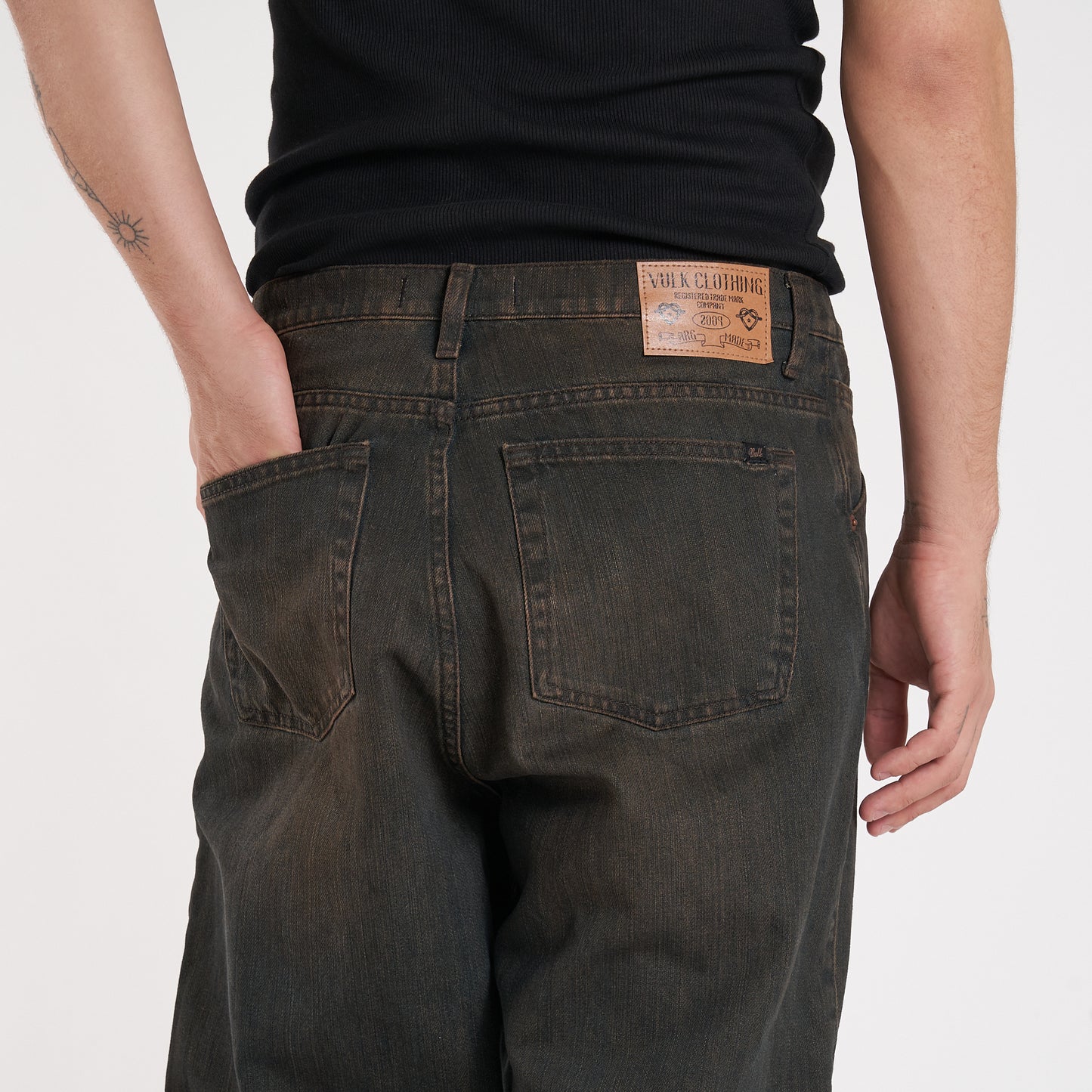 Jean Vulk Peter Extra Relax Jean Dark Brown