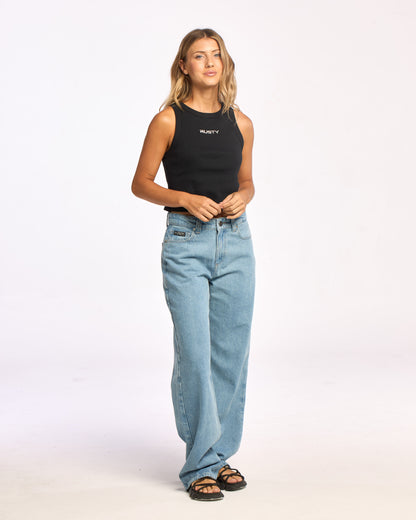 Jean Rusty Suzy Light Straight Jean Ld True Blue