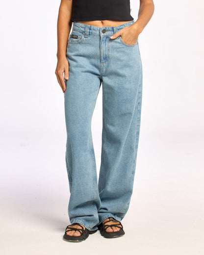 Jean Rusty Suzy Light Straight Jean Ld True Blue