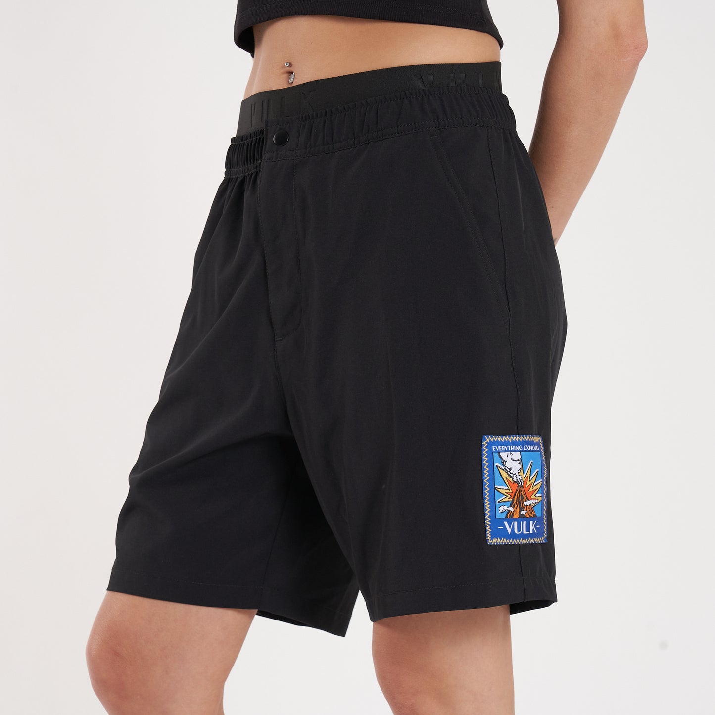 Short Vulk Volcano Boardshort Black