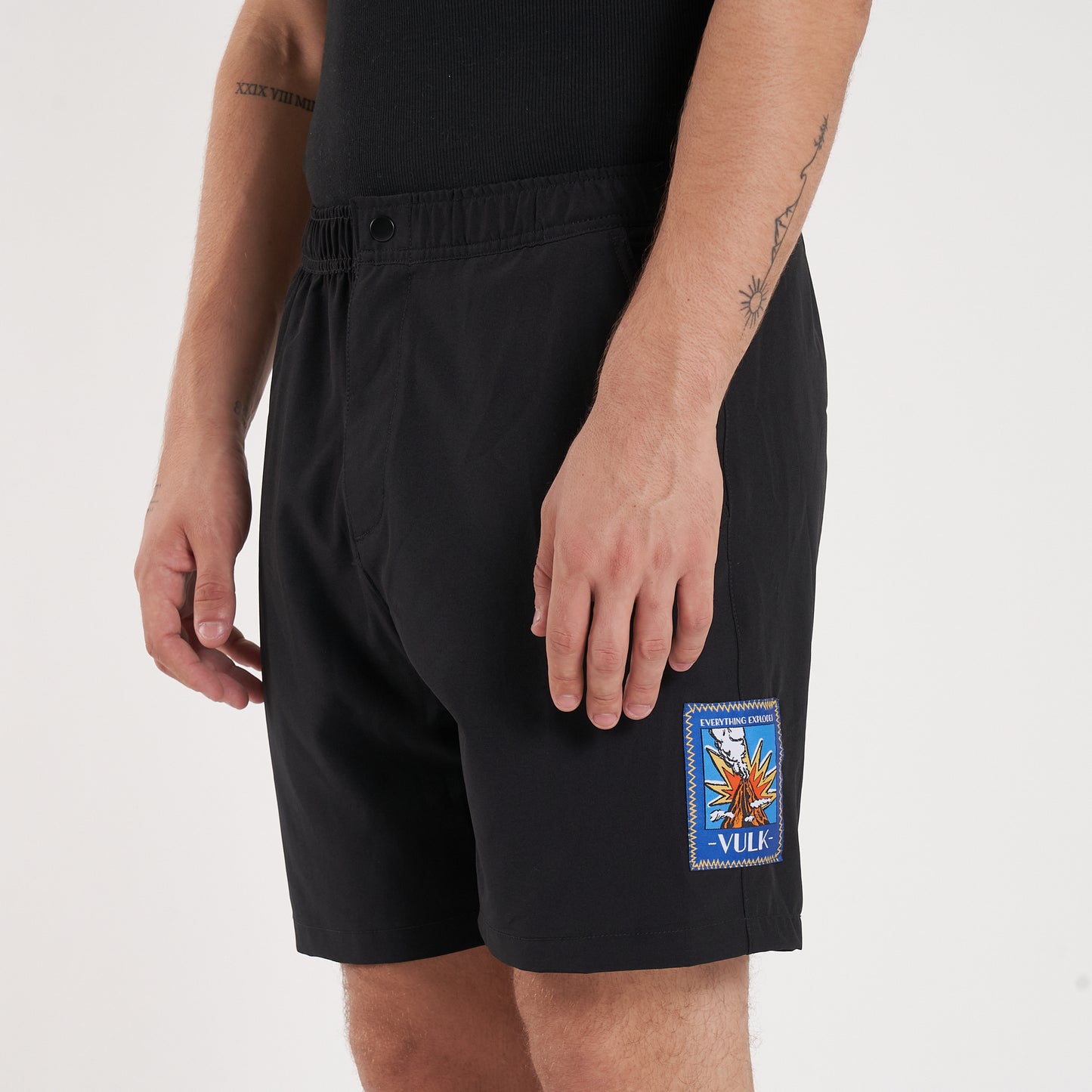 Short Vulk Volcano Boardshort Black