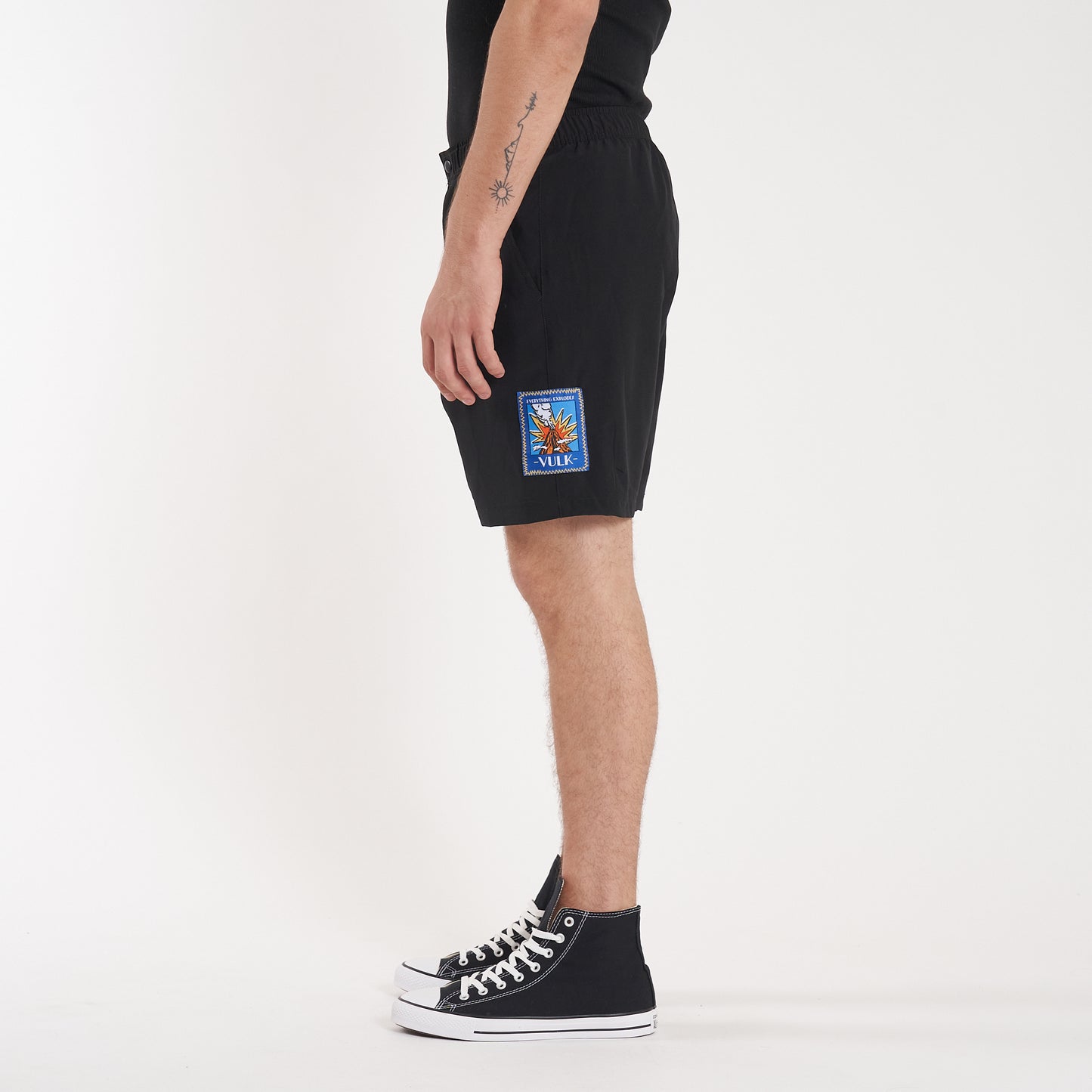 Short Vulk Volcano Boardshort Black