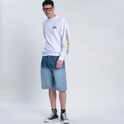 Bermuda Vulk Relax Long Colter Ws Blue