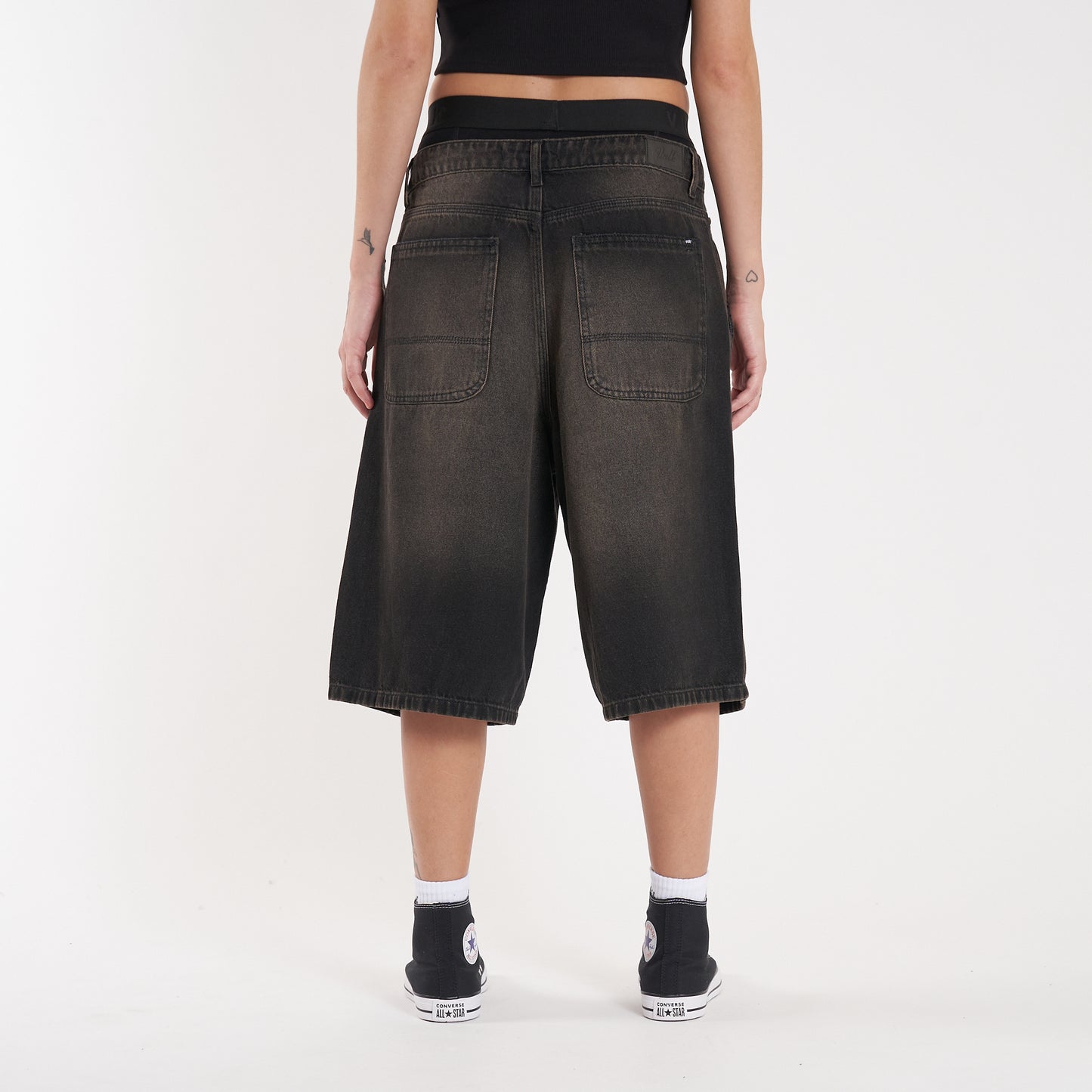 Bermuda Vulk Venice Relax Long Ws Oxyd Black