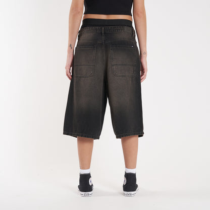 Bermuda Vulk Venice Relax Long Ws Oxyd Black