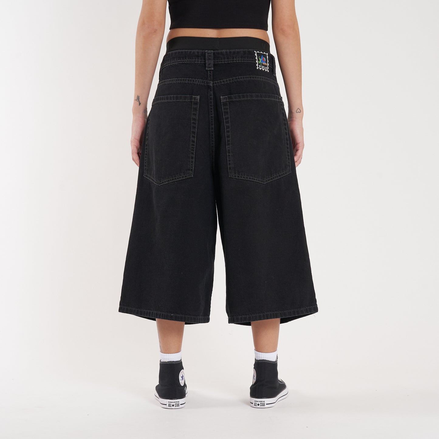 Bermuda Vulk Marcus Wide Long Ws Black