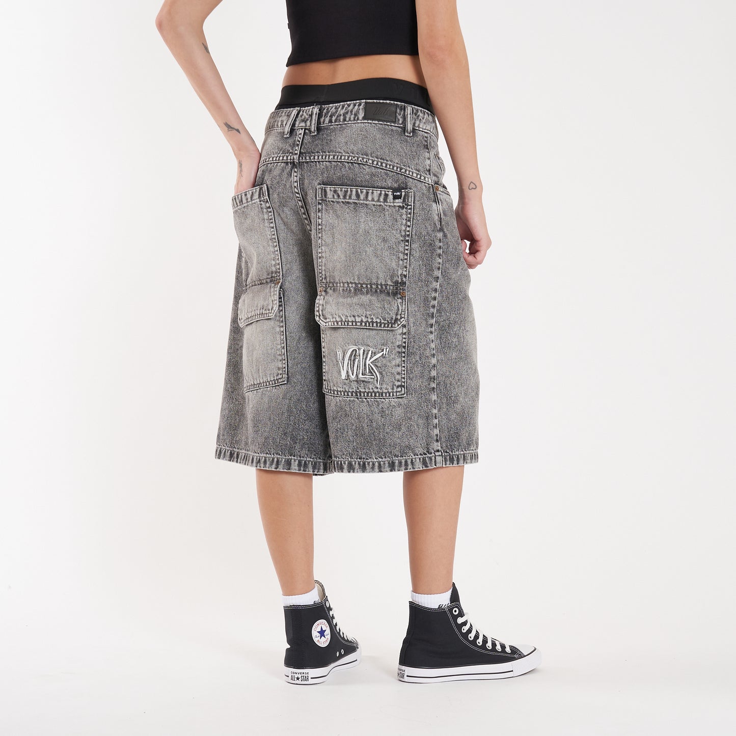 Bermuda Vulk Graff Relax Long Ws Grey