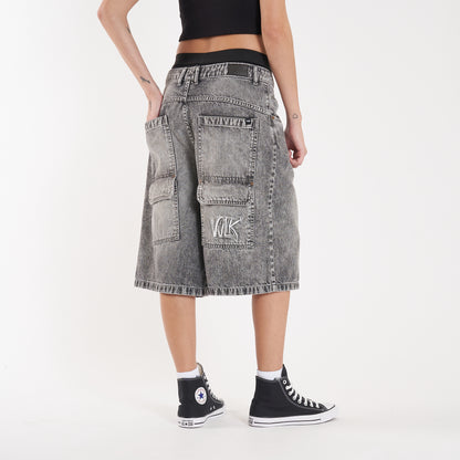 Bermuda Vulk Graff Relax Long Ws Grey