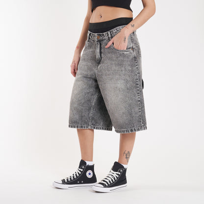 Bermuda Vulk Graff Relax Long Ws Grey