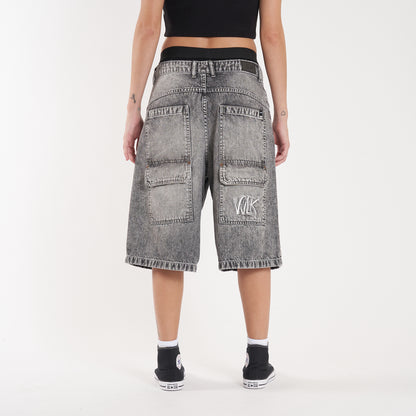 Bermuda Vulk Graff Relax Long Ws Grey