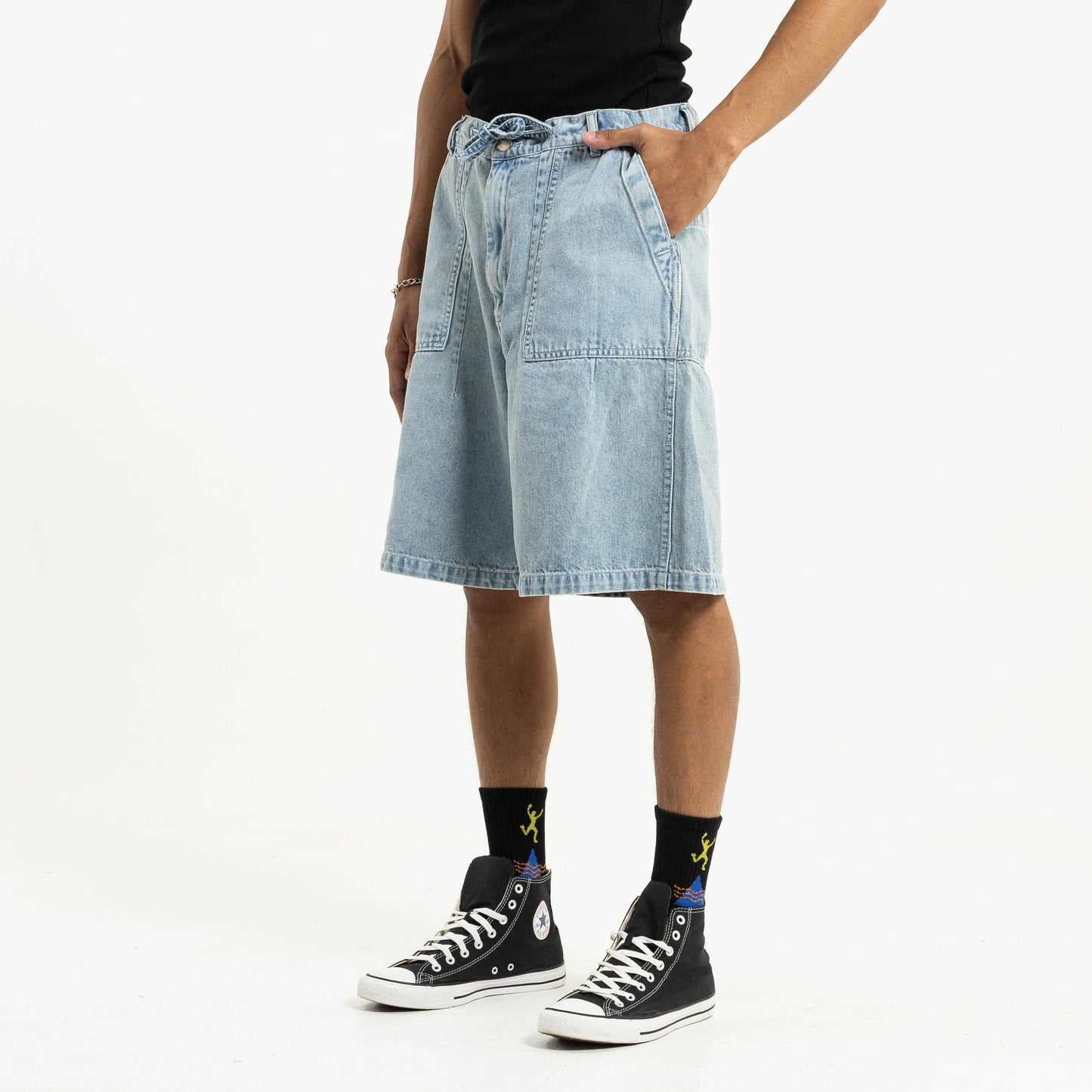 Bermuda Vulk Netta Relax Wide Ws Acid Blue