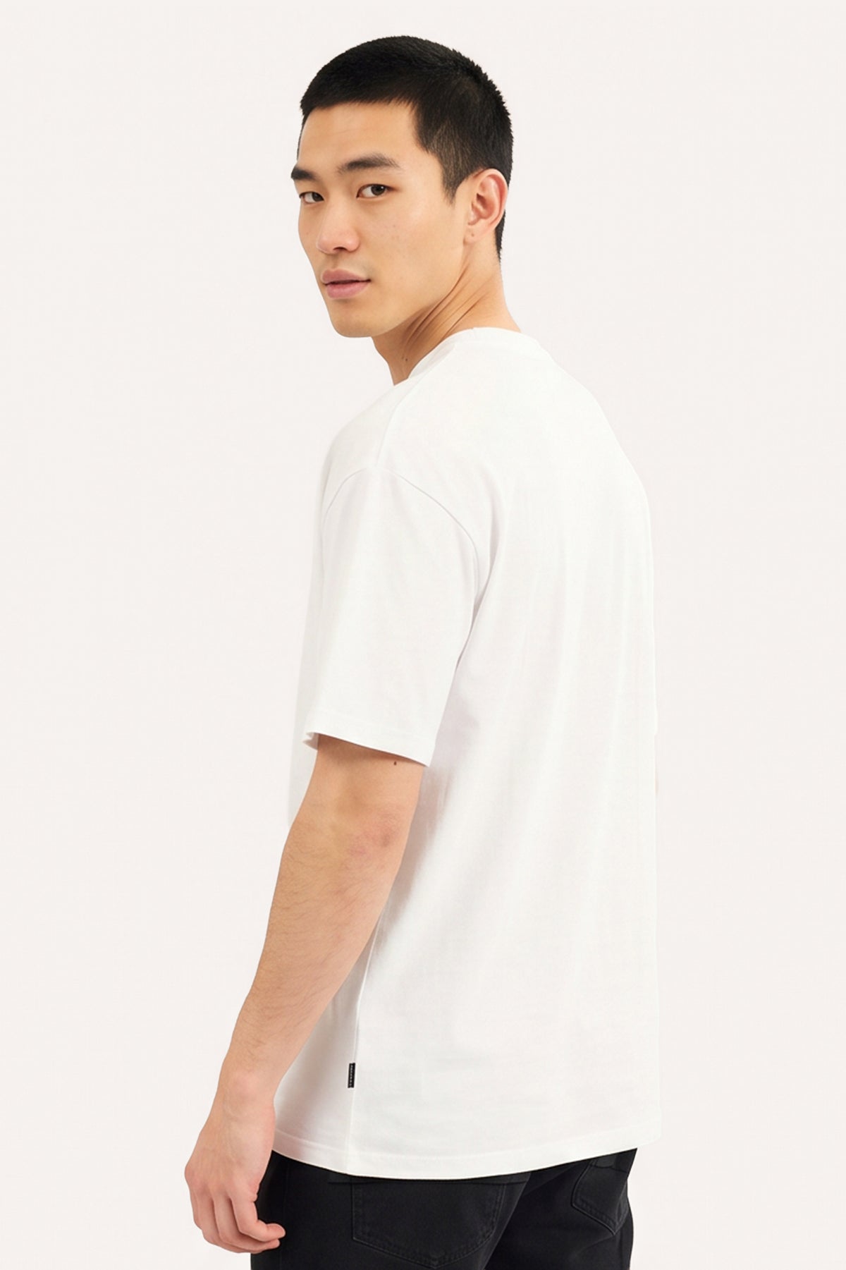 Remera Mc Element New Vertical Logo Over Tee Blanco