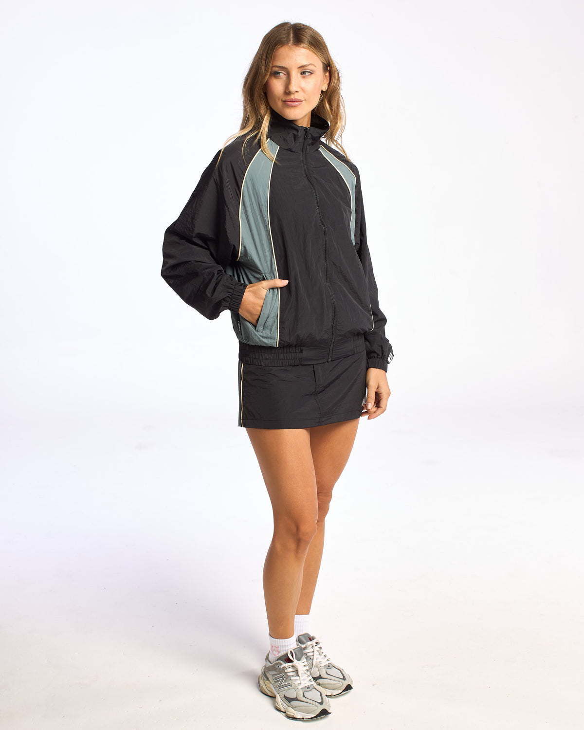Pollera Rusty Olympia Sporty Mini Skirt Ld Black
