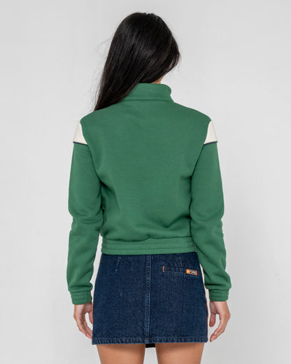 Canguro Rusty Fever Zip Through Fleece Green Bean