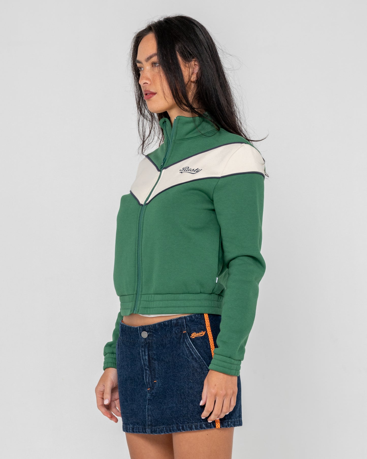 Canguro Rusty Fever Zip Through Fleece Green Bean