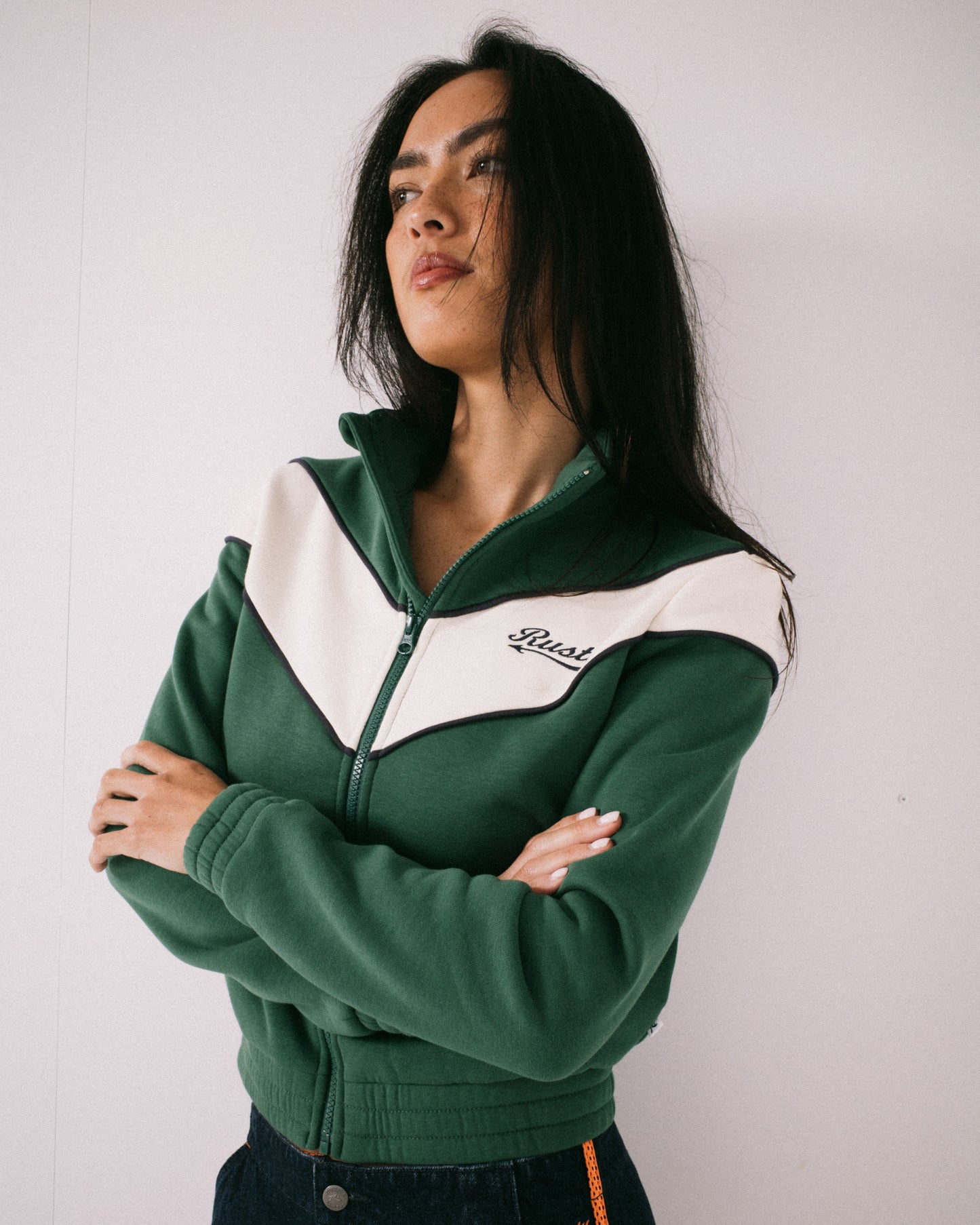 Canguro Rusty Fever Zip Through Fleece Green Bean