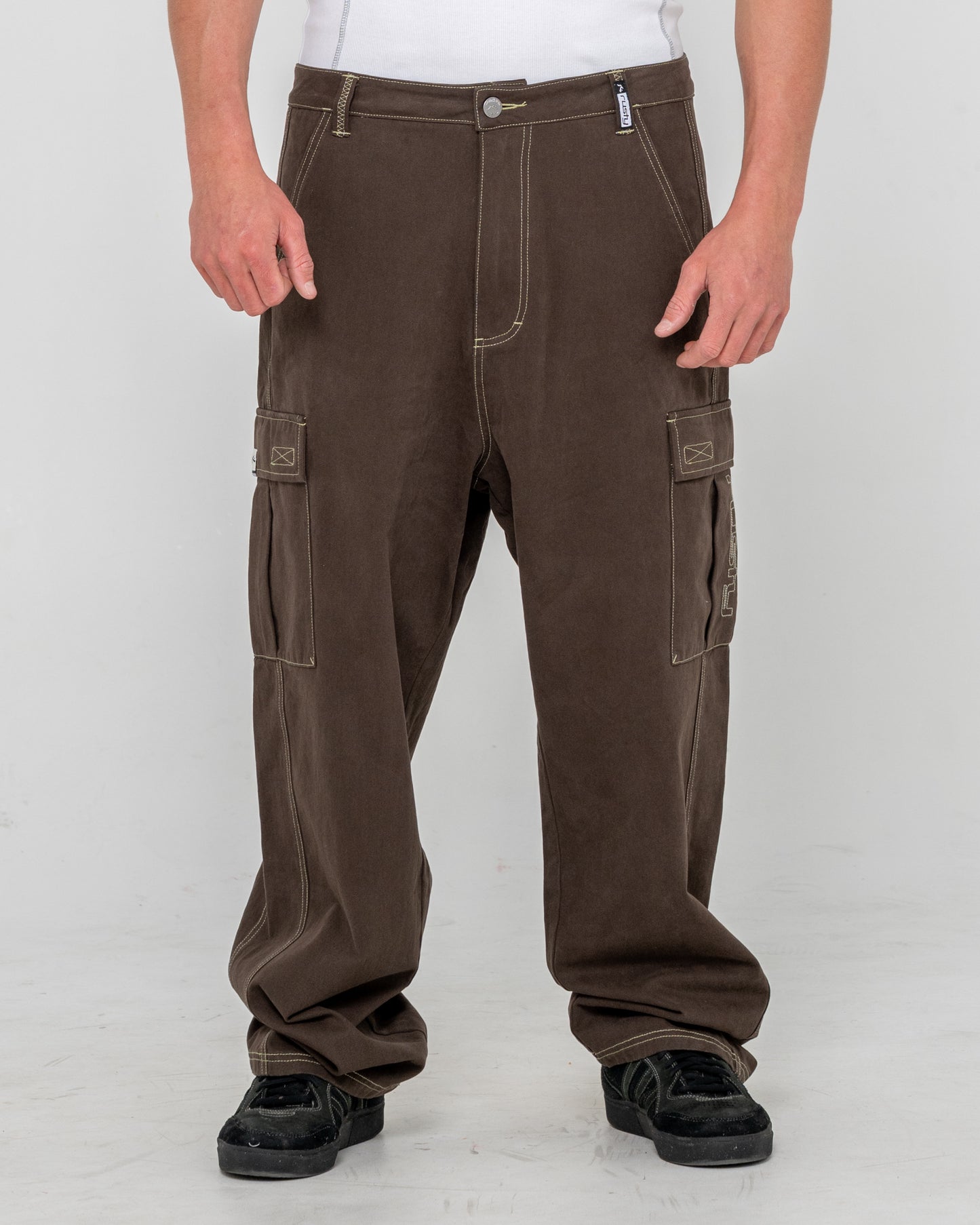 Pantalon Rusty Grizzly Baggy Cargo Pant Pinecone