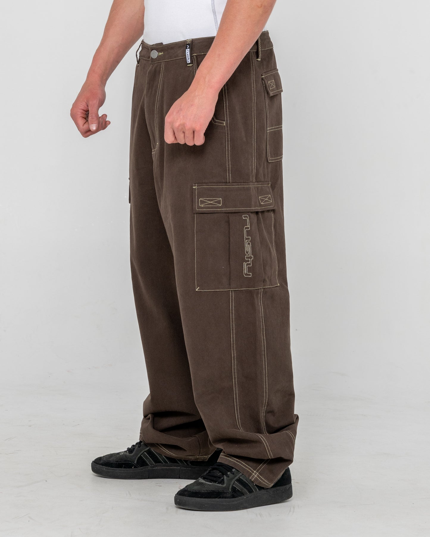 Pantalon Rusty Grizzly Baggy Cargo Pant Pinecone