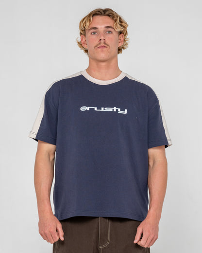 Remera Mc Rusty Weapon Short Sleeve Tee Dark Blue