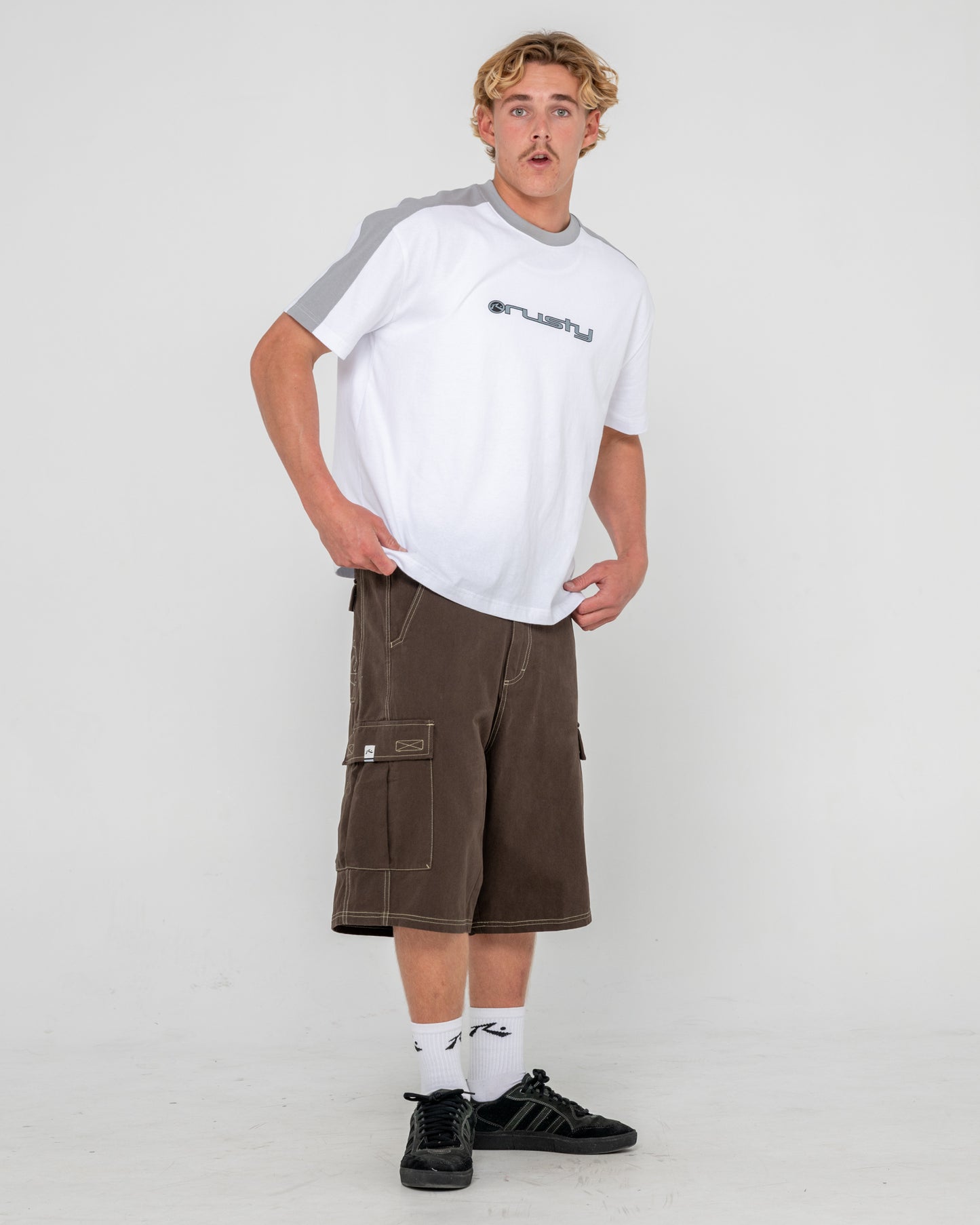 Remera Mc Rusty Weapon Short Sleeve Tee White