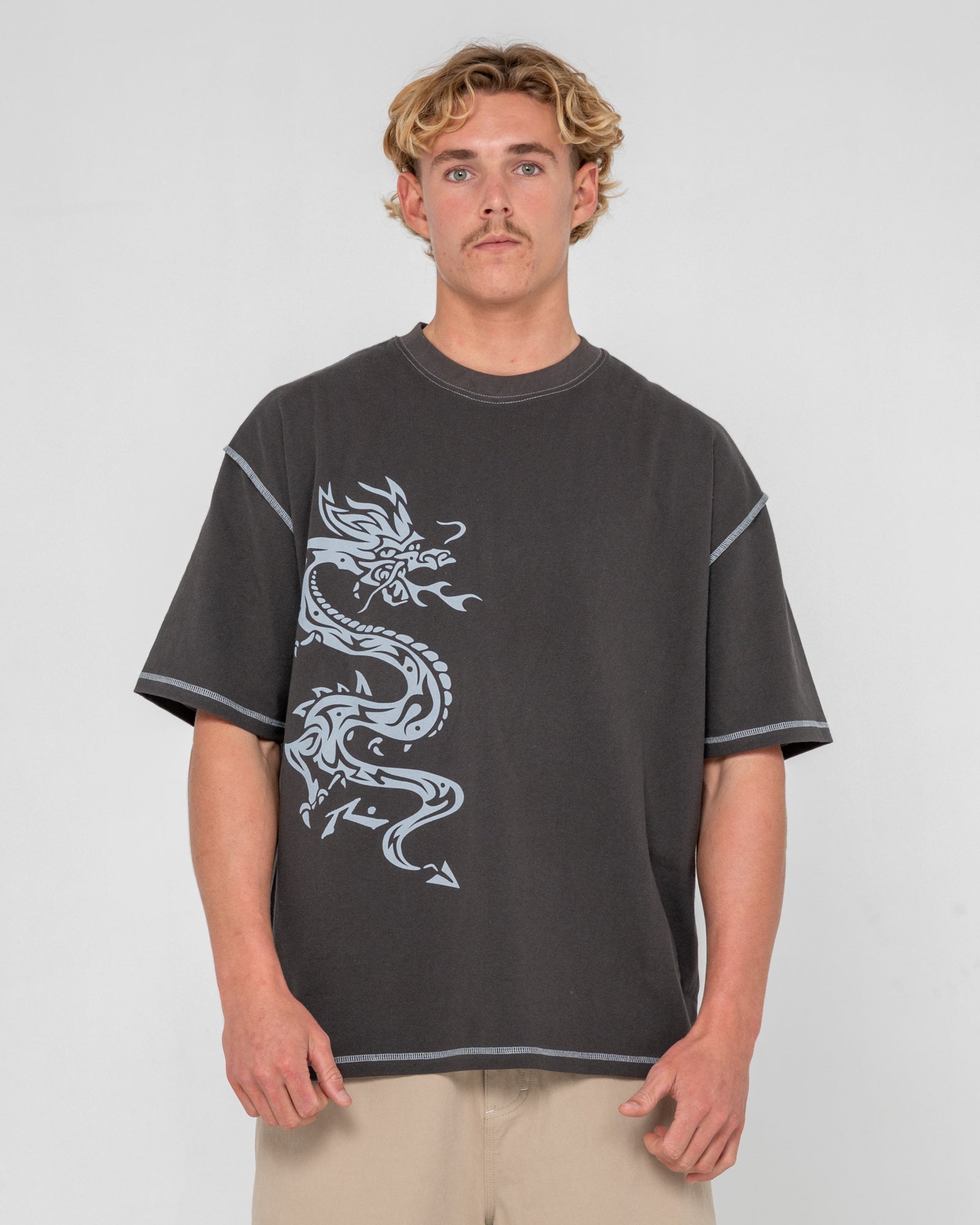 Remera Mc Rusty Spyro Short Sleeve Tee Coal