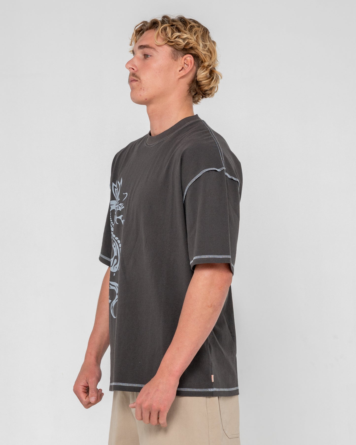 Remera Mc Rusty Spyro Short Sleeve Tee Coal