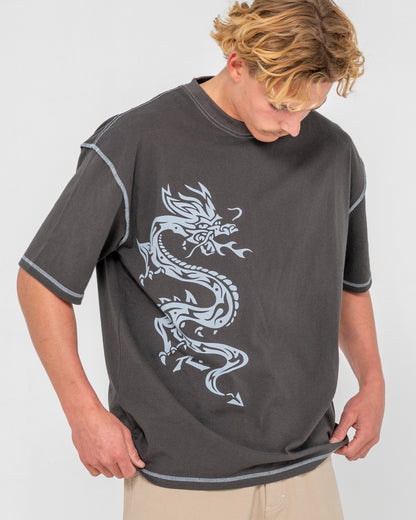 Remera Mc Rusty Spyro Short Sleeve Tee Coal
