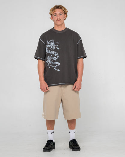 Remera Mc Rusty Spyro Short Sleeve Tee Coal