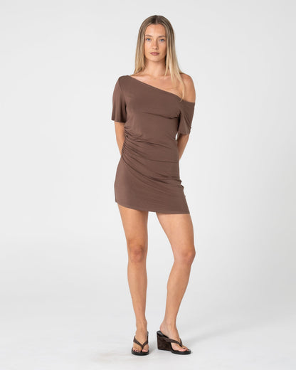 Vestido Rusty Sally Slouch Off Shoulder Dress Ld Pinecone