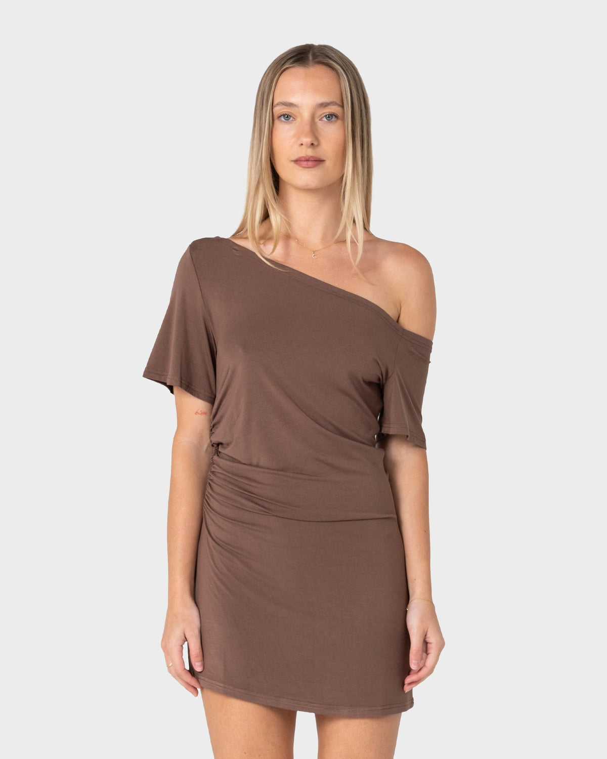 Vestido Rusty Sally Slouch Off Shoulder Dress Ld Pinecone