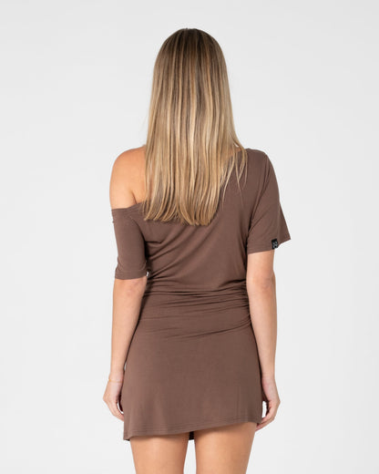 Vestido Rusty Sally Slouch Off Shoulder Dress Ld Pinecone
