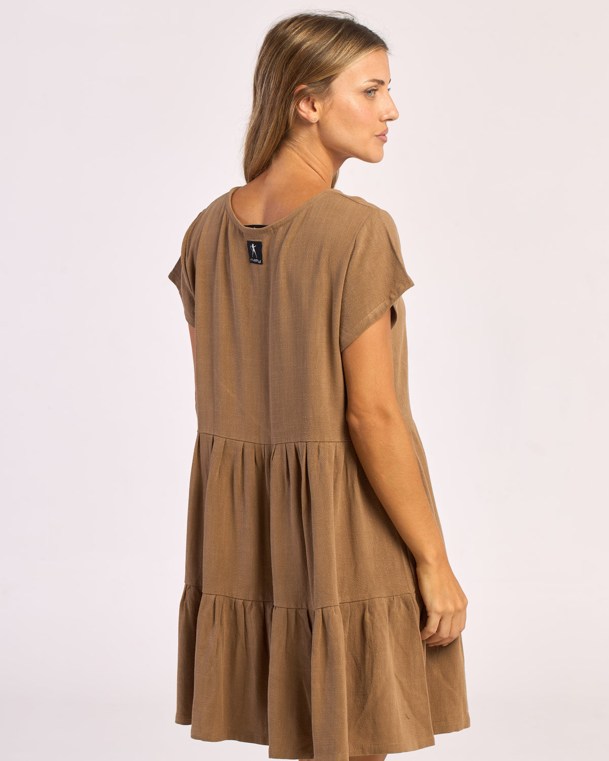 Vestido Rusty Tiered Dress Ld Toasted