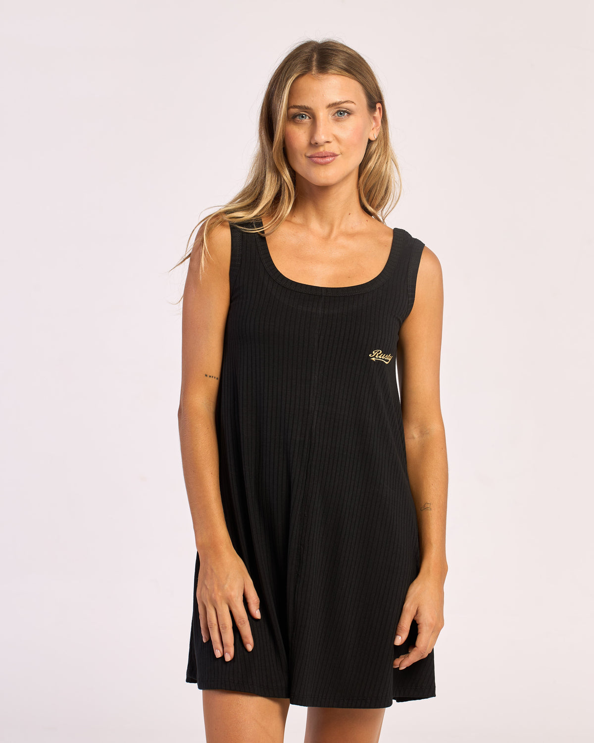 Vestido Rusty Devil Rib Dress 2.0 Ld Black