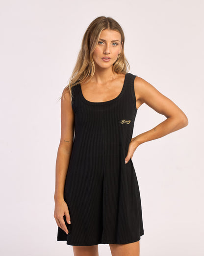 Vestido Rusty Devil Rib Dress 2.0 Ld Black