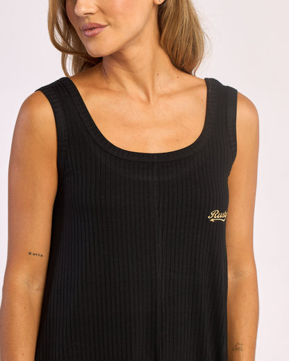 Vestido Rusty Devil Rib Dress 2.0 Ld Black
