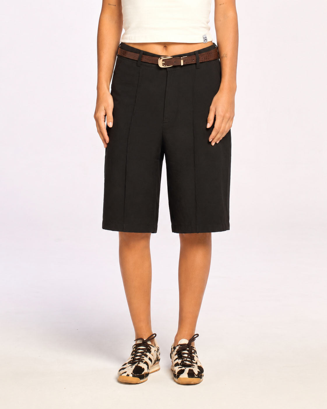 Short Urbano Rusty Urban Slab Loose Fit Jort Ld Black