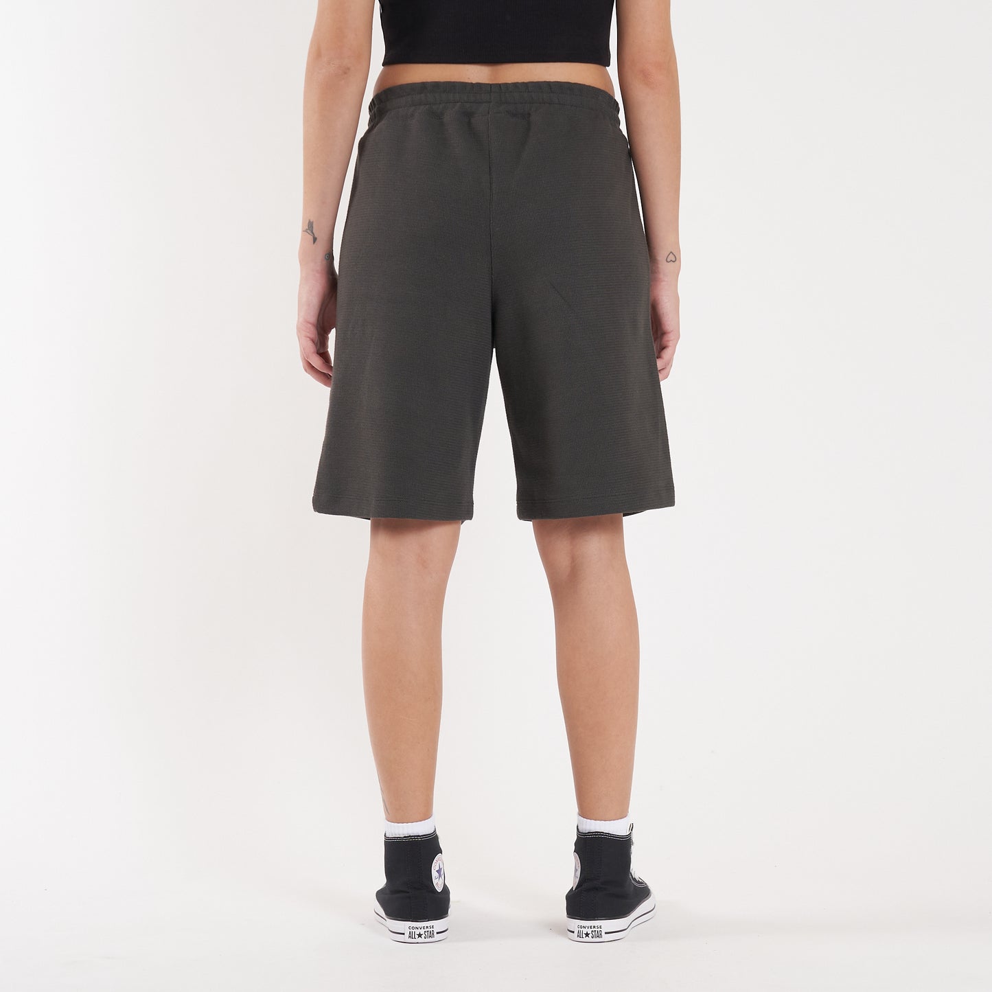 Bermuda Vulk Rug Short Dark Grey