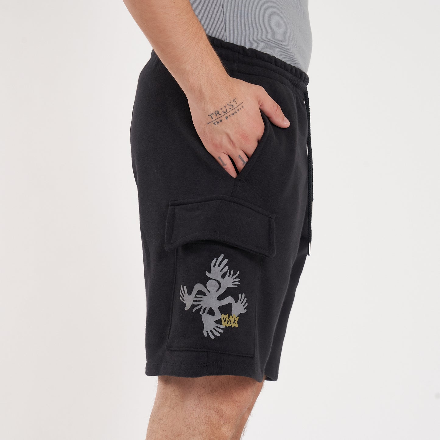Bermuda Vulk Substance Cargo Short Black
