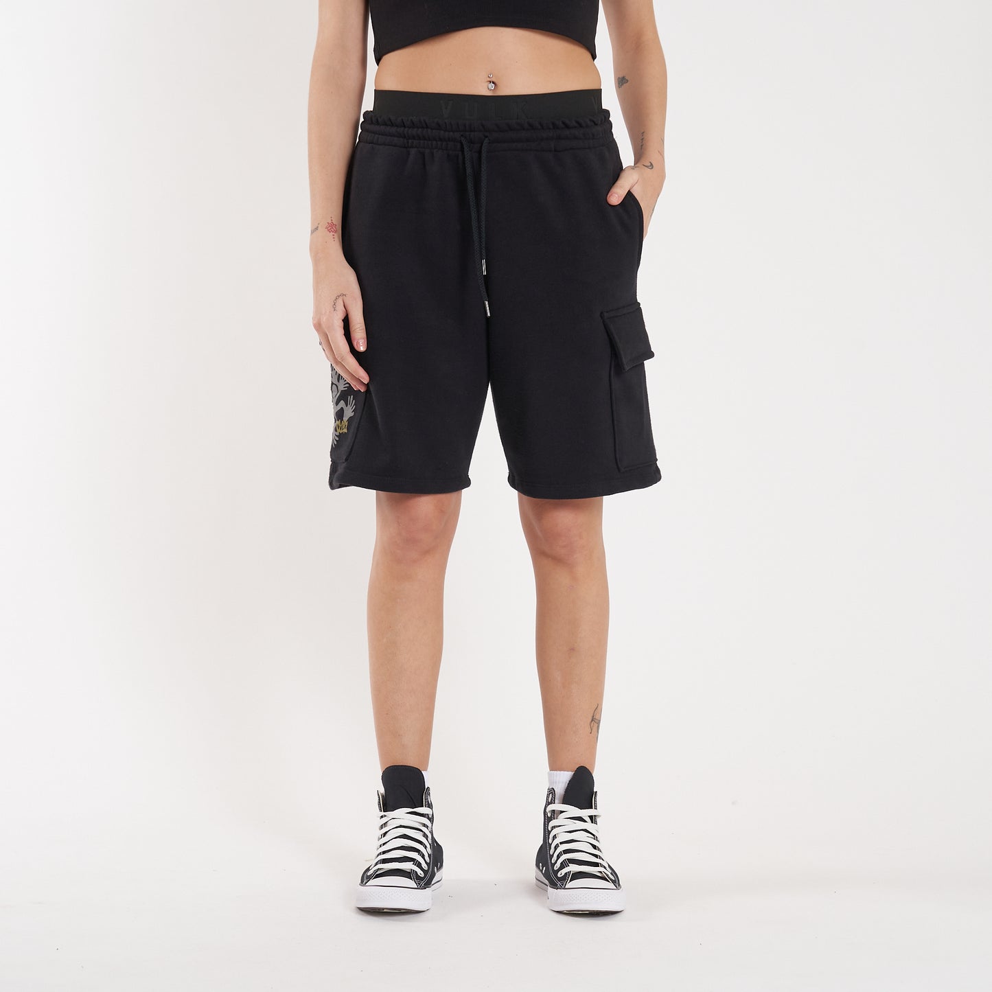 Bermuda Vulk Substance Cargo Short Black