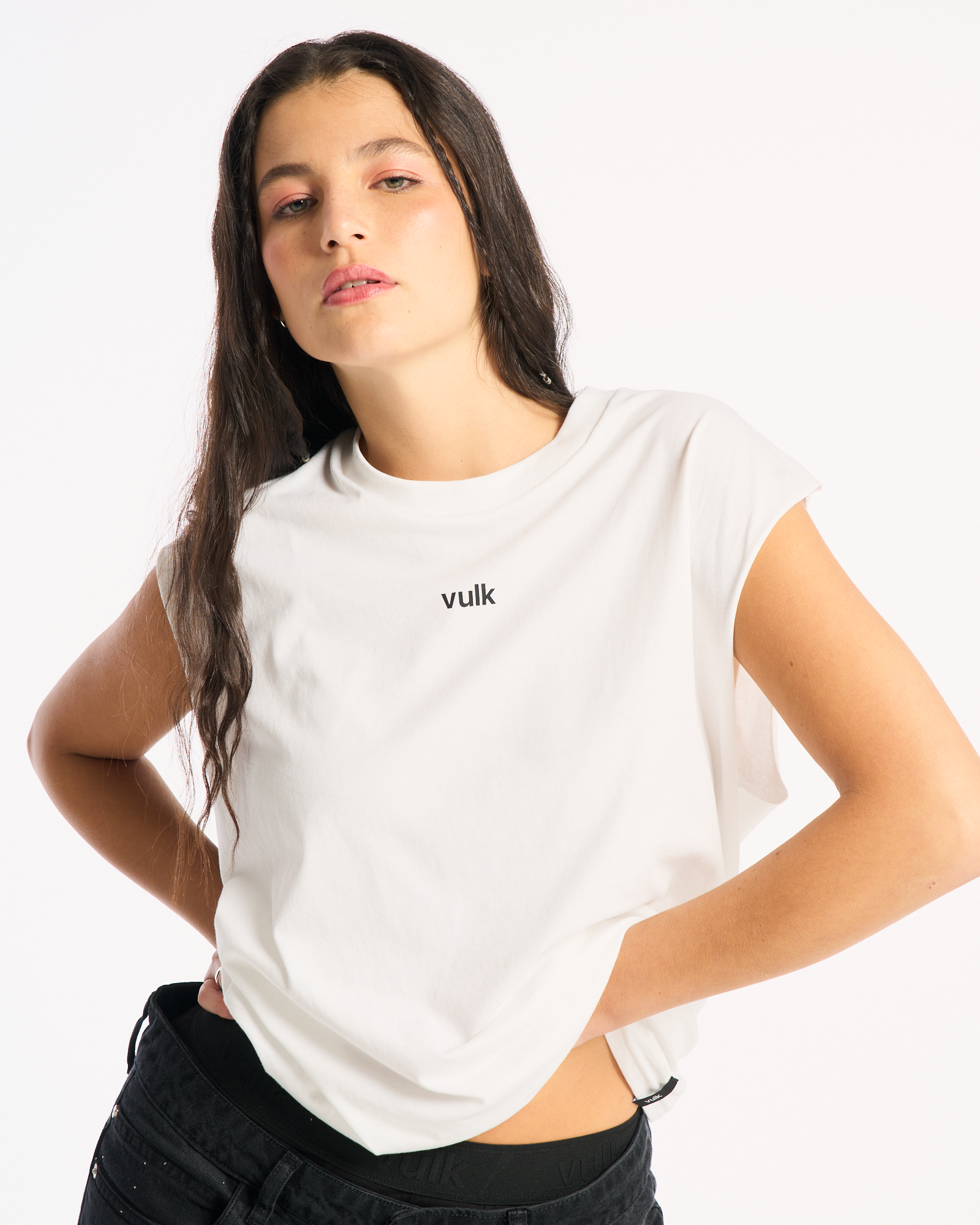 Muscle Vulk Logo Muscle White